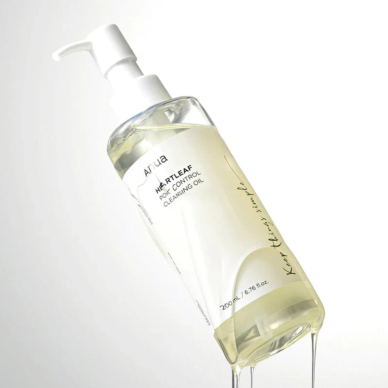 ANUA - Heartleaf Pore Control Cleansing Oil - Huile nettoyante démaquillante 200ml