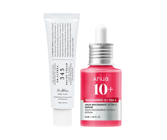Pack Dr.Althea 345 Relief Cream + Niacinamide 10% + TXA 4% Serum