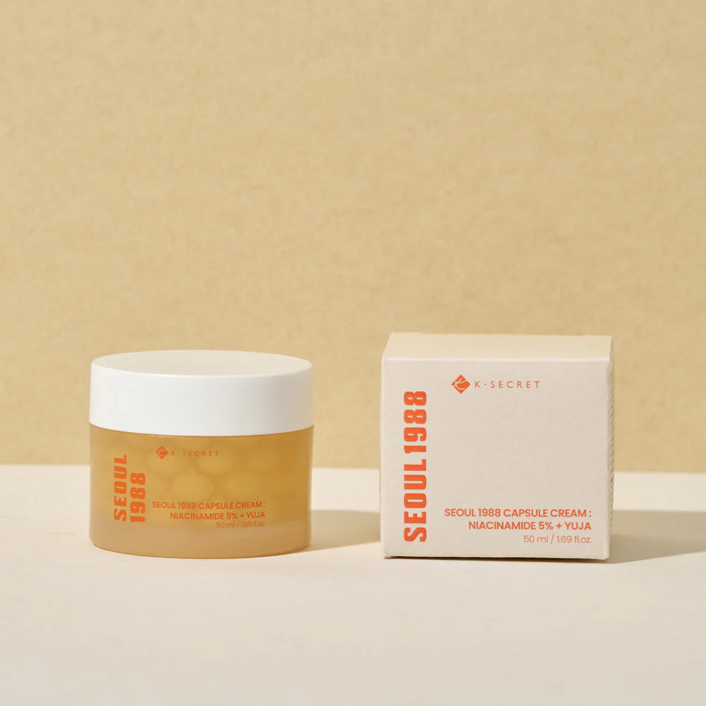 K-SECRET SEOUL 1988 Capsule Cream : Niacinamide 5% + Yuja