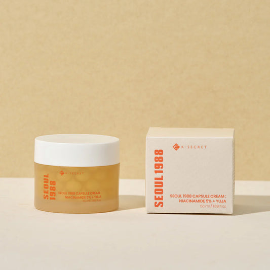 K-SECRET SEOUL 1988 Capsule Cream : Niacinamide 5% + Yuja