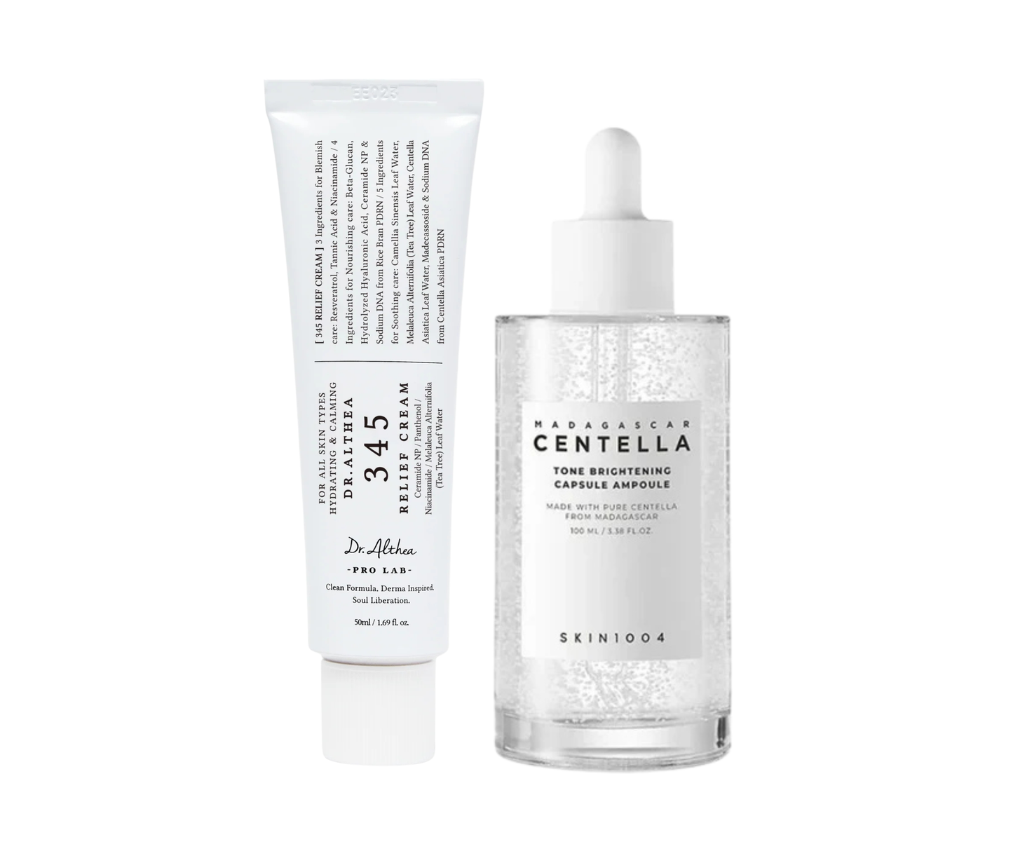 Pack Dr.Althea 345 Relief Cream + SKIN1004 Tone Brightening Capsule Ampoule