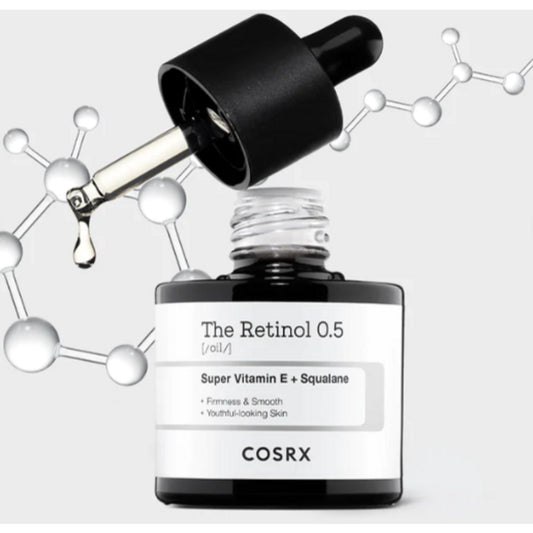 COSRX - The Retinol 0.5 Oil Huile au rétinol pour un teint jeune et éclatant