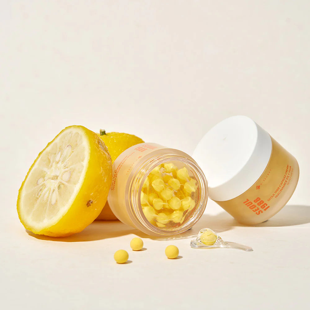 K-SECRET SEOUL 1988 Capsule Cream : Niacinamide 5% + Yuja