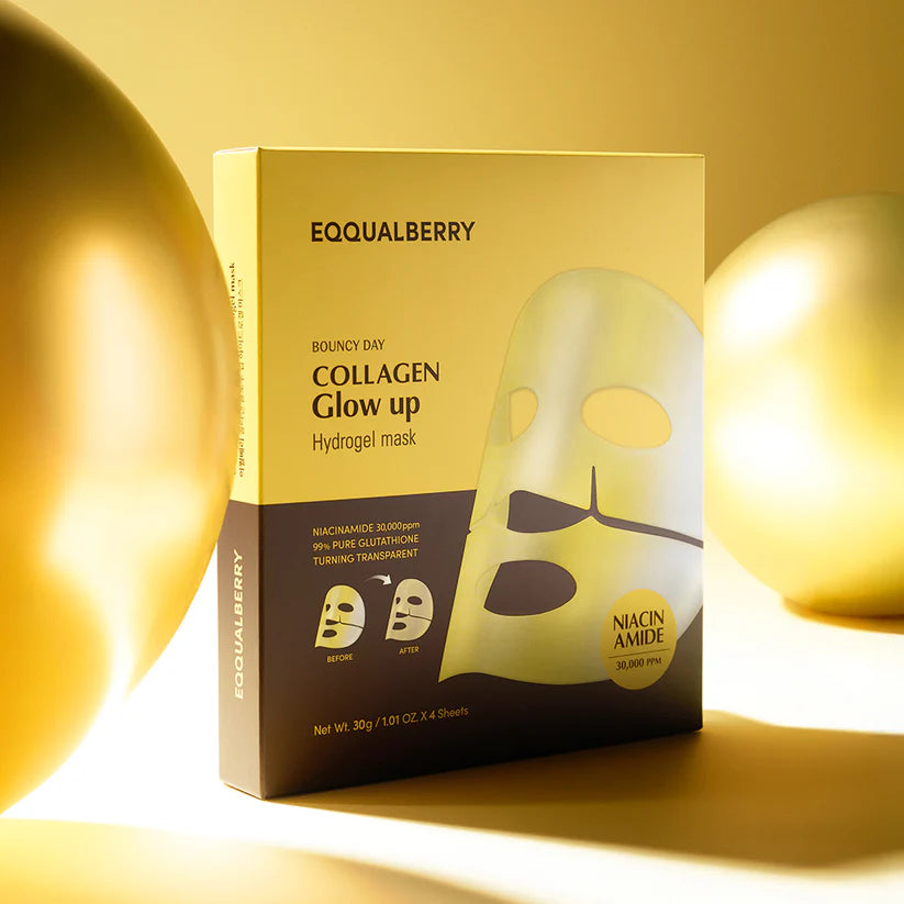 EQQUALBERRY Collagen Glow Up Hydrogel Mask (30g)