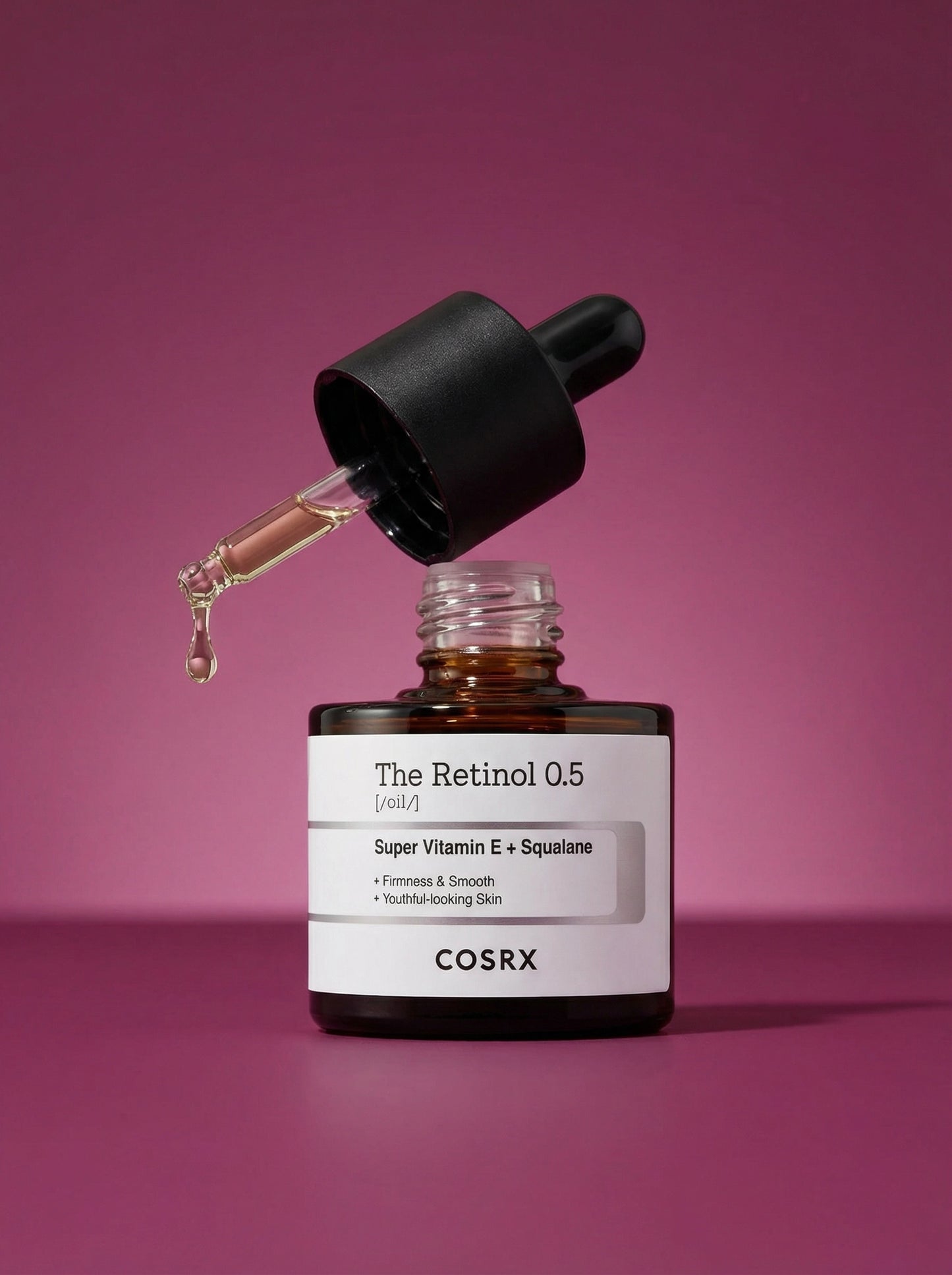 COSRX - The Retinol 0.5 Oil Huile au rétinol pour un teint jeune et éclatant