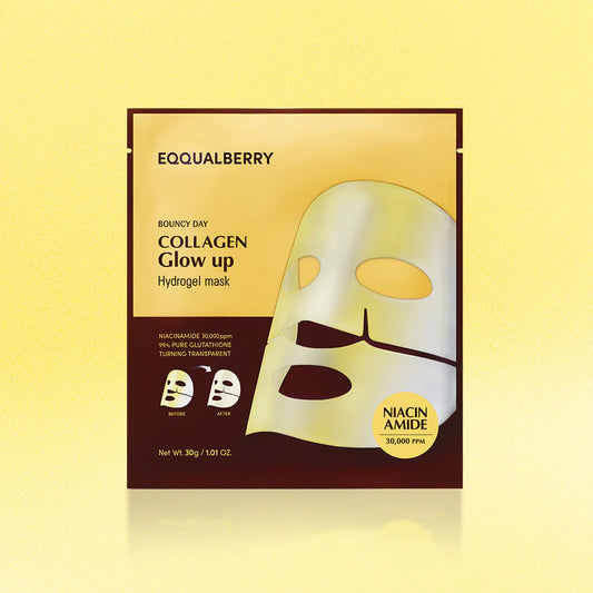 EQQUALBERRY Collagen Glow Up Hydrogel Mask (30g)