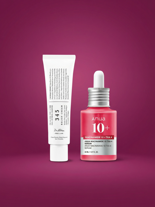 Pack Dr.Althea 345 Relief Cream + Niacinamide 10% + TXA 4% Serum