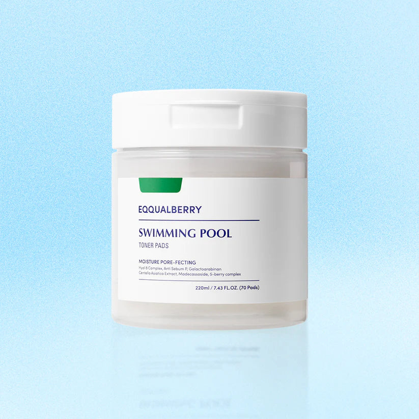 EQQUALBERRY Swimming Pool Toner Pads – Moisture Pore Perfecting